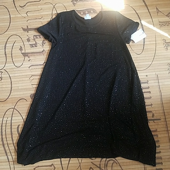 LuLaRoe Dresses & Skirts - Lularoe Black Sparkle Dress